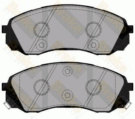 Brake engineering PA1876 Brake Pad Set, disc brake PA1876: Buy near me in Poland at 2407.PL - Good price!