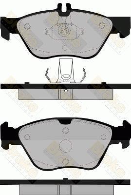 Brake engineering PA1105 Brake Pad Set, disc brake PA1105: Buy near me in Poland at 2407.PL - Good price!