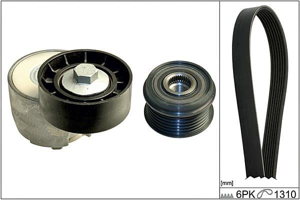 Hepu 201904 Drive belt kit 201904: Buy near me at 2407.PL in Poland at an Affordable price!