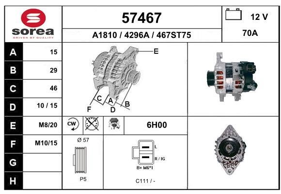 EAI 57467 Generator 57467: Kaufen Sie zu einem guten Preis in Polen bei 2407.PL!