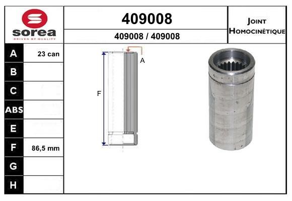 EAI 409008 CV joint 409008: Buy near me in Poland at 2407.PL - Good price!