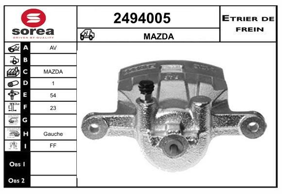 EAI 2494005 Суппорт тормозной 2494005: Купить в Польше - Отличная цена на 2407.PL!