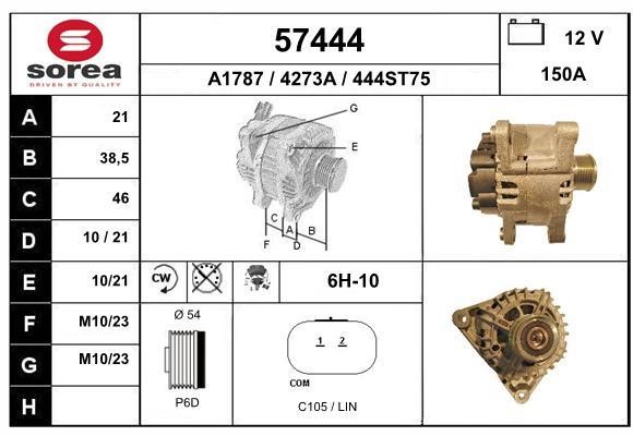 EAI 57444 Alternator 57444: Dobra cena w Polsce na 2407.PL - Kup Teraz!