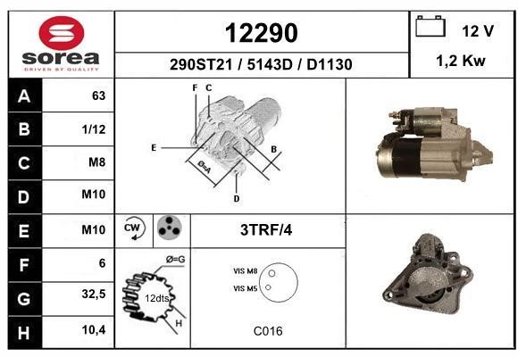 EAI 12290 Стартер 12290: Отличная цена - Купить в Польше на 2407.PL!