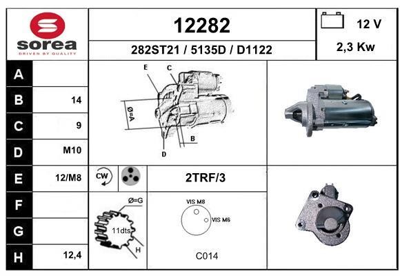 EAI 12282 Starter 12282: Buy near me in Poland at 2407.PL - Good price!