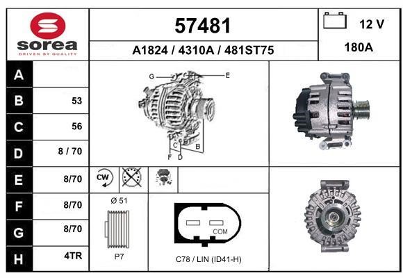 EAI 57481 Generator 57481: Kaufen Sie zu einem guten Preis in Polen bei 2407.PL!
