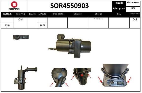 EAI SOR4550903 Hydraulic Pump, steering system SOR4550903: Buy near me in Poland at 2407.PL - Good price!
