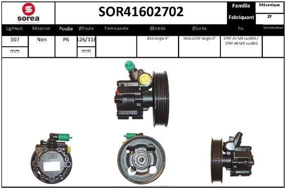EAI SOR41602702 Hydraulic Pump, steering system SOR41602702: Buy near me in Poland at 2407.PL - Good price!