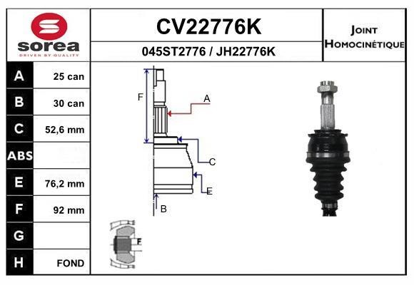 EAI CV22776K ШРКШ CV22776K: Приваблива ціна - Купити у Польщі на 2407.PL!