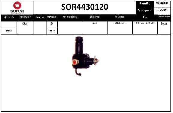 EAI SOR4430120 Hydraulic Pump, steering system SOR4430120: Buy near me in Poland at 2407.PL - Good price!