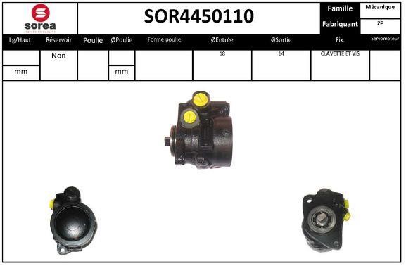 EAI SOR4450110 Насос гидроусилителя руля SOR4450110: Отличная цена - Купить в Польше на 2407.PL!