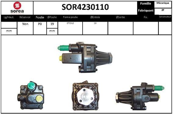 EAI SOR4230110 Hydraulic Pump, steering system SOR4230110: Buy near me in Poland at 2407.PL - Good price!