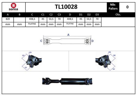 EAI TL10028 Propshaft, axle drive TL10028: Buy near me in Poland at 2407.PL - Good price!