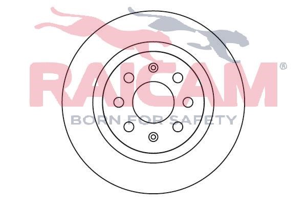 Raicam RD00213 Rear brake disc, non-ventilated RD00213: Buy near me at 2407.PL in Poland at an Affordable price!