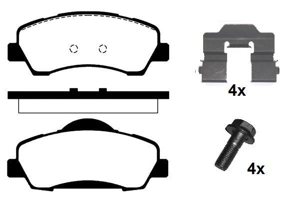 Raicam RA.1026.0K1 Brake Pad Set, disc brake RA10260K1: Buy near me in Poland at 2407.PL - Good price!