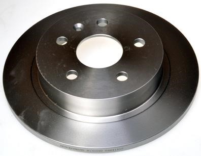 Denckermann B130590 Rear brake disc, non-ventilated B130590: Buy near me at 2407.PL in Poland at an Affordable price!
