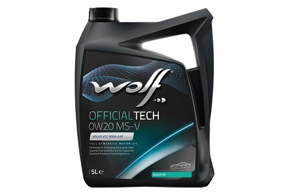 Wolf 8332715 Engine oil Wolf OfficialTech MS-V 0W-20, 5L 8332715: Buy near me in Poland at 2407.PL - Good price!