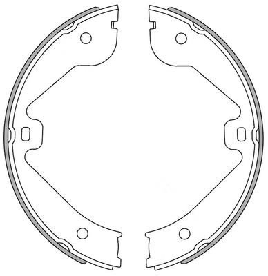 National NS4038 Brake shoe set NS4038: Buy near me at 2407.PL in Poland at an Affordable price!