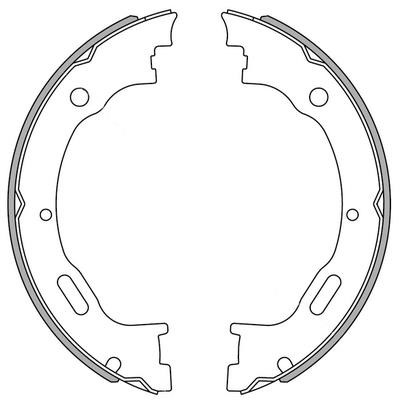 National NS4087 Brake shoe set NS4087: Buy near me at 2407.PL in Poland at an Affordable price!