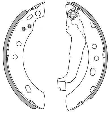 National NS4045 Brake shoe set NS4045: Buy near me in Poland at 2407.PL - Good price!