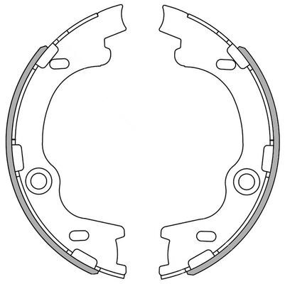 National NS4037 Brake shoe set NS4037: Buy near me in Poland at 2407.PL - Good price!