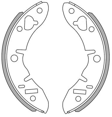 National NS4049 Brake shoe set NS4049: Buy near me at 2407.PL in Poland at an Affordable price!