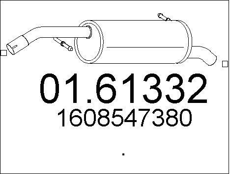 Mts 01.61332 Shock absorber 0161332: Buy near me in Poland at 2407.PL - Good price!