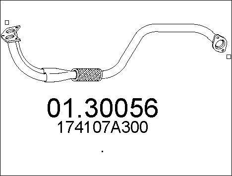 Mts 01.30056 Front Silencer 0130056: Buy near me in Poland at 2407.PL - Good price!