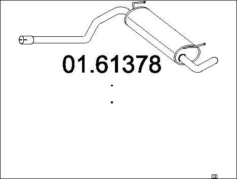 Mts 01.61378 End Silencer 0161378: Buy near me in Poland at 2407.PL - Good price!