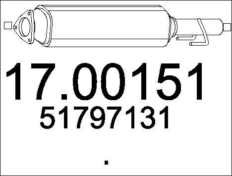 MTS 17.00151 Ruß-/Partikelfilter, Abgasanlage 1700151: Kaufen Sie zu einem guten Preis in Polen bei 2407.PL!