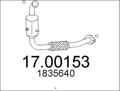 Mts 17.00153 Filtr sadzy / filtr cząstek stałych, układ wydechowy 1700153: Dobra cena w Polsce na 2407.PL - Kup Teraz!