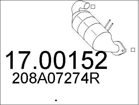 Mts 17.00152 Filtr sadzy / filtr cząstek stałych, układ wydechowy 1700152: Dobra cena w Polsce na 2407.PL - Kup Teraz!