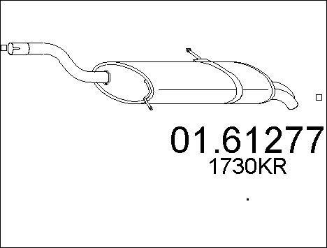 Mts 0161277 End Silencer 0161277: Buy near me at 2407.PL in Poland at an Affordable price!