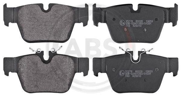 ABS 35278 Brake Pad Set, disc brake 35278: Buy near me in Poland at 2407.PL - Good price!
