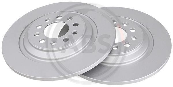 ABS 18706 Rear brake disc, non-ventilated 18706: Buy near me in Poland at 2407.PL - Good price!