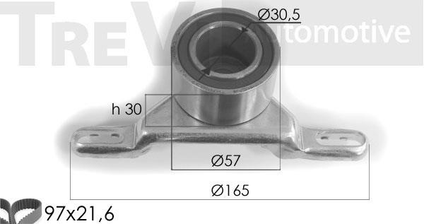 Trevi automotive KD1068 Zestaw paska rozrządu KD1068: Dobra cena w Polsce na 2407.PL - Kup Teraz!