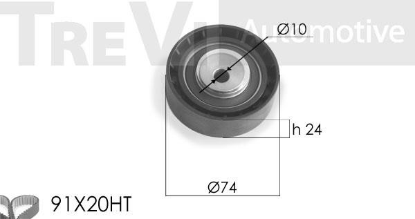 Trevi automotive KD1164 Zestaw paska rozrządu KD1164: Dobra cena w Polsce na 2407.PL - Kup Teraz!