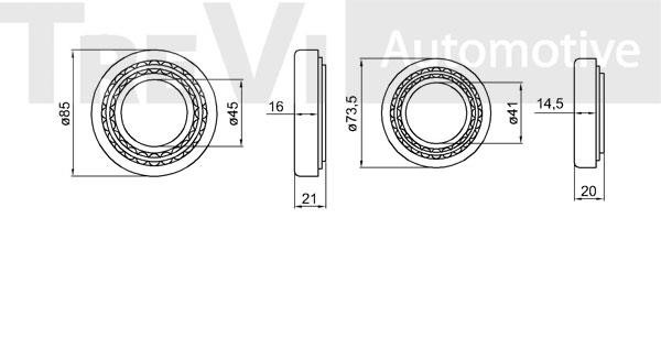 Buy Trevi automotive WB1491 at a low price in Poland!