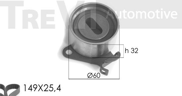 Trevi automotive KD1165 Timing Belt Kit KD1165: Buy near me in Poland at 2407.PL - Good price!