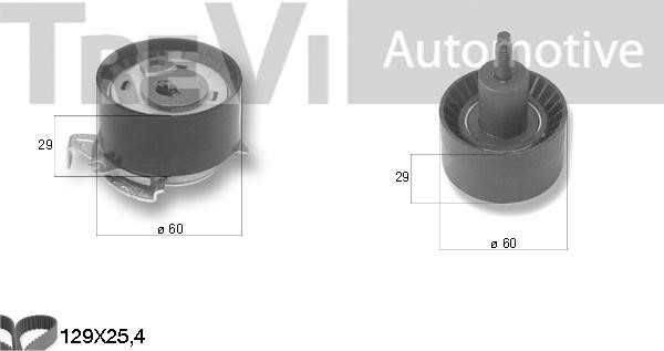 Trevi automotive KD1367 Zestaw paska rozrządu KD1367: Atrakcyjna cena w Polsce na 2407.PL - Zamów teraz!