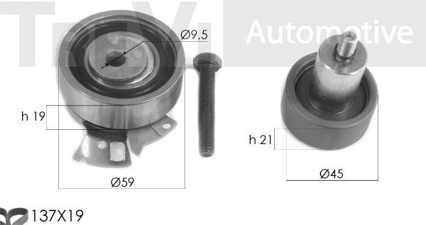 Trevi automotive KD1354 Timing Belt Kit KD1354: Buy near me in Poland at 2407.PL - Good price!