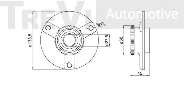 Buy Trevi automotive WB2125 at a low price in Poland!