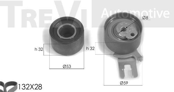 Trevi automotive KD1236 Timing Belt Kit KD1236: Buy near me in Poland at 2407.PL - Good price!