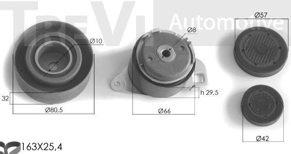 Trevi automotive KD1099 Timing Belt Kit KD1099: Buy near me in Poland at 2407.PL - Good price!