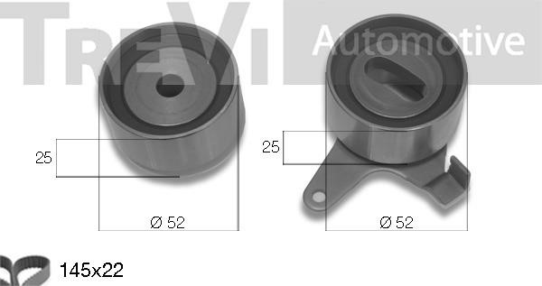 Trevi automotive KD1166 Timing Belt Kit KD1166: Buy near me in Poland at 2407.PL - Good price!