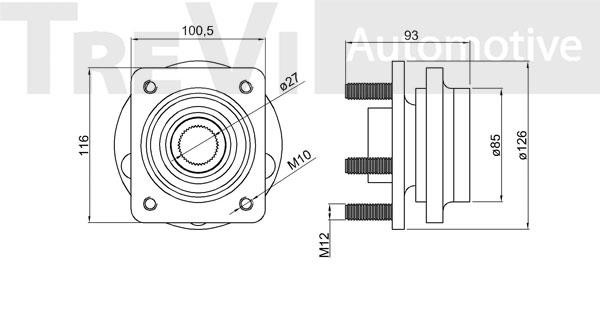 Buy Trevi automotive WB1116 at a low price in Poland!