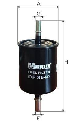 M-Filter DF 3540 Фільтр палива DF3540: Приваблива ціна - Купити у Польщі на 2407.PL!