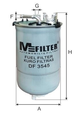 M-Filter DF 3545 Топливный фильтр DF3545: Отличная цена - Купить в Польше на 2407.PL!