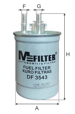 M-Filter DF 3543 Топливный фильтр DF3543: Отличная цена - Купить в Польше на 2407.PL!