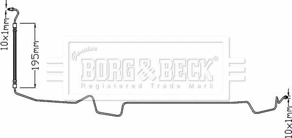 Borg & beck BBH8328 Тормозной шланг BBH8328: Отличная цена - Купить в Польше на 2407.PL!